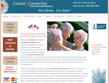 Tablet Screenshot of canadarxconnection.com